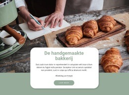 Eén Paginasjabloon Voor Bak Gezond En Lekker