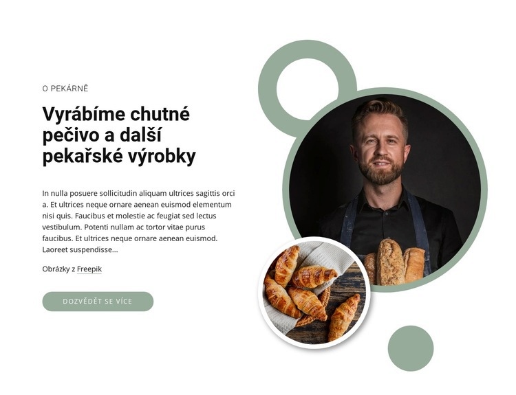 Chutné bio chleby Šablona CSS