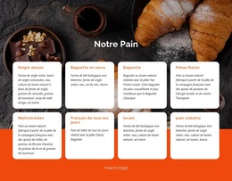 Faire Du Bon Pain Est Un Art - Thème WordPress Simple