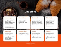 Goed Brood Bakken Is Een Kunst Eenvoudige CSS-Sjabloon