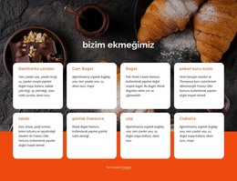 İyi Ekmek Pişirmek Bir Sanattır - HTML5 Şablonu