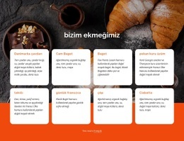 İyi Ekmek Pişirmek Bir Sanattır Için HTML5 Teması