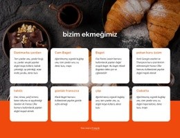 İyi Ekmek Pişirmek Bir Sanattır - Kişisel Web Sitesi Şablonu