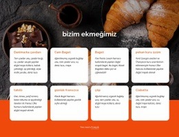 İyi Ekmek Pişirmek Bir Sanattır - Kullanımı Kolay Web Sitesi Modeli