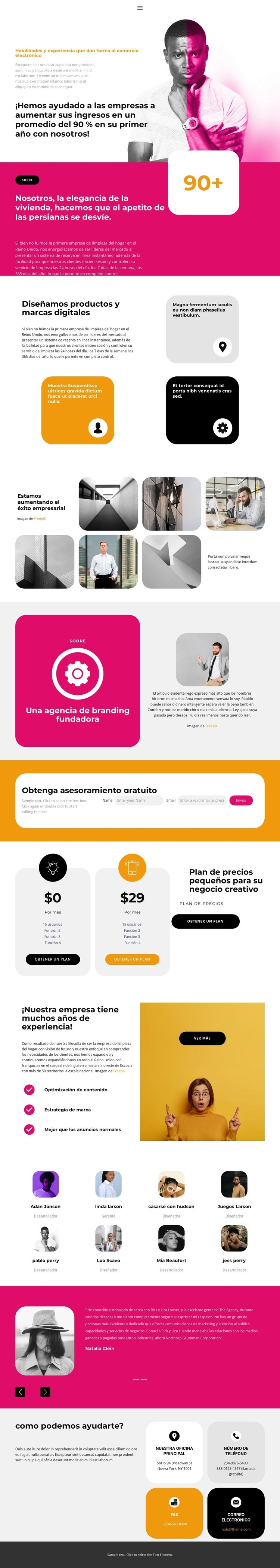 Soluciones excepcionales Diseño de páginas web