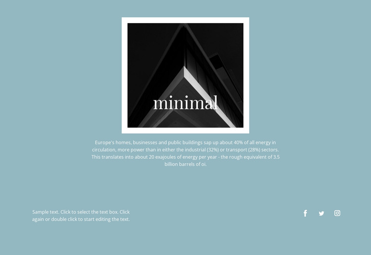 Minimal agency HTML Template
