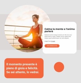 Modello Di Progettazione Gratuito Per Yoga E Pratica Di Meditazione