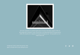 Minimaal Bureau - Responsieve HTML5-Sjabloon