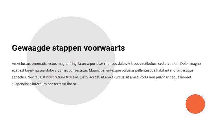 Wij geloven dat gewaagde stappen de toekomst bepalen Html Website Builder