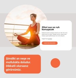 Yoga Ve Meditasyon Pratiği - Çok Amaçlı Açılış Sayfası