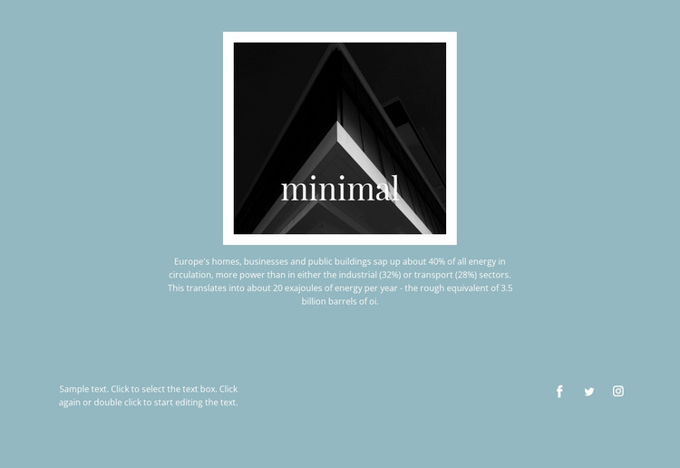 Minimal agency Website Design