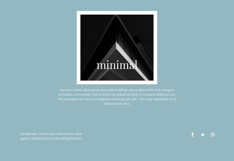 Minimal agency Website Mockup