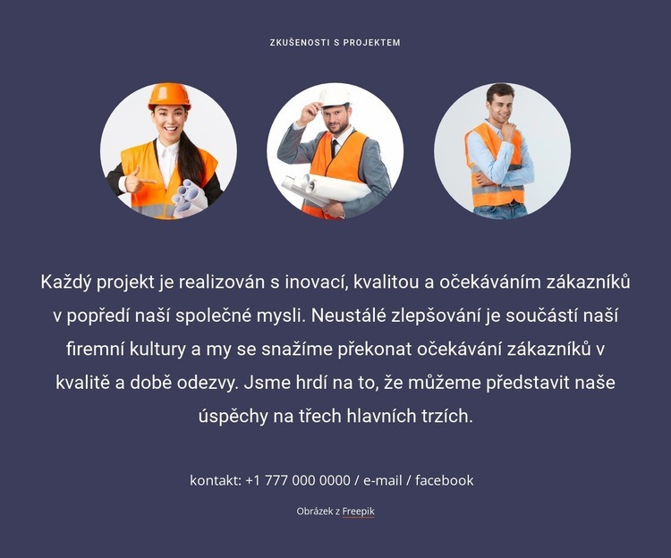 Kompletní návrh architektury Šablona CSS