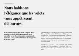 Deux Lignes Deux En-Tête Et Texte - Conception Web Polyvalente