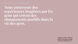 Deux Titres Et Texte Sur Fond - Modèle De Page Web