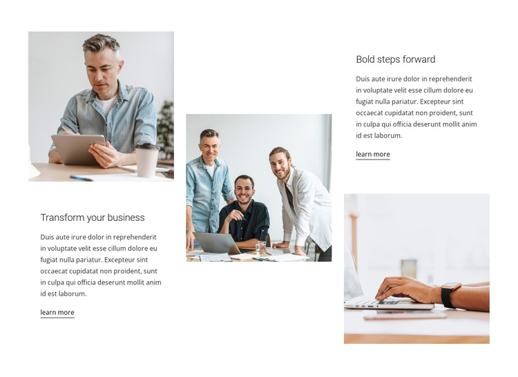 Passion for results Joomla Template