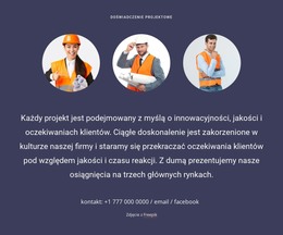 Witryna Internetowa HTML Dla Projekt Architektury Z Pełnym Zakresem Usług