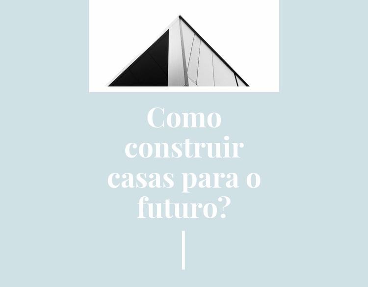 Projeto de construção elegante Modelos de construtor de sites