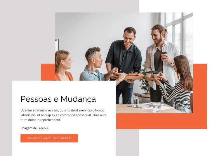 Trabalhamos como uma equipe global Design do site