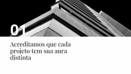 Nosso Primeiro Projeto - Modelo Customizável