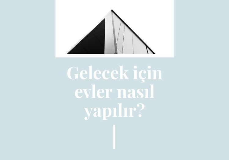 Şık inşaat projesi CSS Şablonu