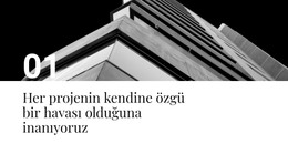 İlk Projemiz - HTML Sayfası Şablonu