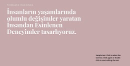 Arka Planda Iki Başlık Ve Metin - Harika Şablon Oluşturun