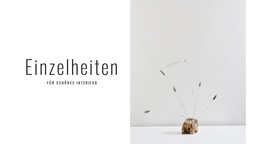 Details Für Schönes Interieur – Professionelle Website-Vorlage