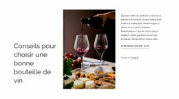 Bonne Bouteille De Vin - Conception De Sites Web