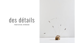 Détails Pour Un Bel Intérieur – Thème WordPress Génial