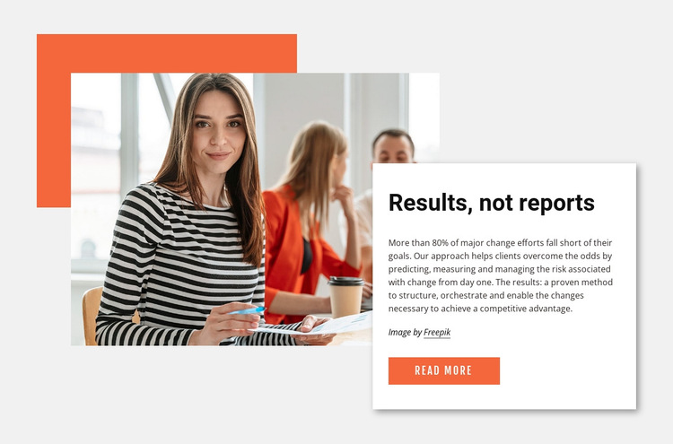 Operational and process excellence HTML5 Template