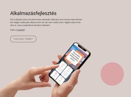 Reszponzív Websablon A Következőhöz: Egyedi Webalkalmazás-Fejlesztési Szolgáltatások