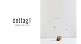 Dettagli Per Bellissimi Interni - Modello HTML5