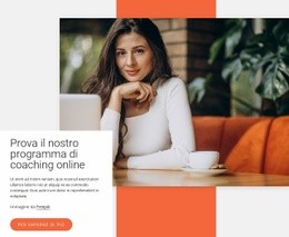 Programma Di Formazione Online - Modello Di Una Pagina