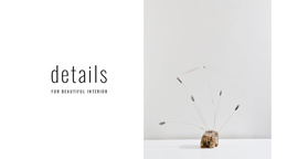Details For Beautiful Interior Bootstrap Templates