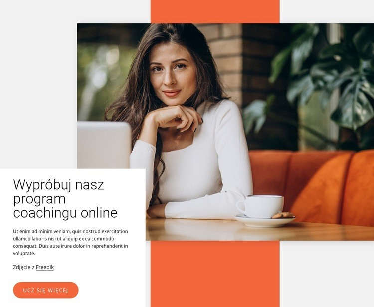 Program coachingu online Szablon HTML5
