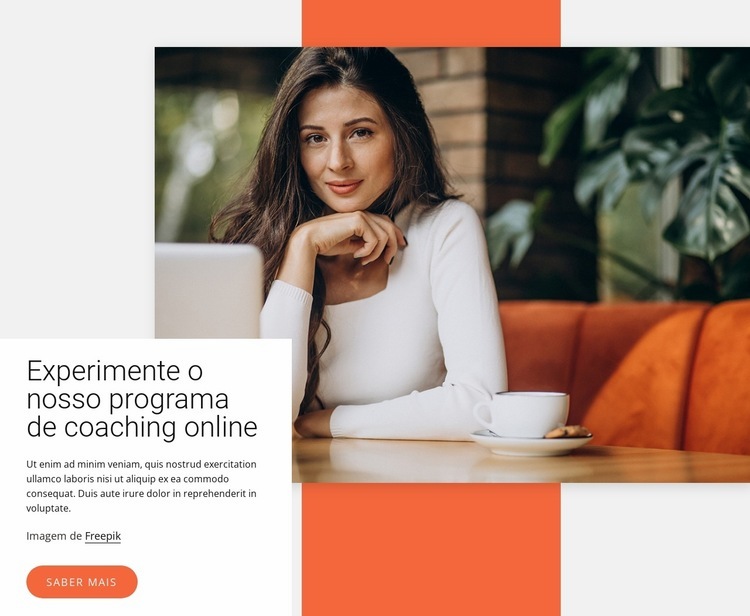 Programa de coaching online Landing Page