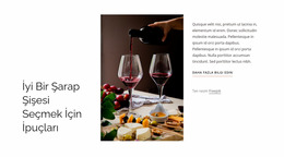 İyi Bir Şişe Şarap Wpbakery Sayfa Oluşturucu