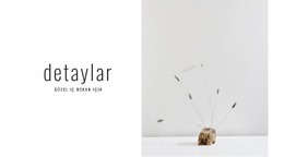 Güzel Iç Mekanlar Için Detaylar Için Ücretsiz CSS