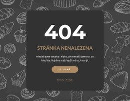 Stránka Nebyla Nalezena Na Tmavém Pozadí