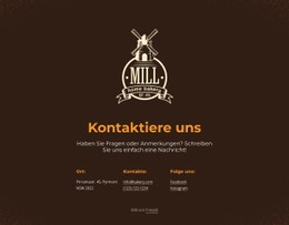 Kostenloses CSS-Layout Für Wir Wollen Von Dir Hören