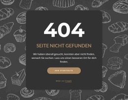 HTML5-Vorlage Seite Auf Dunklem Hintergrund Nicht Gefunden Für Jedes Gerät