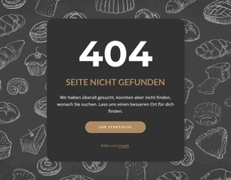 Seite Auf Dunklem Hintergrund Nicht Gefunden – Web-Vorlage