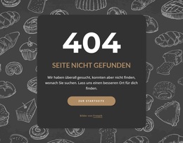Seite Auf Dunklem Hintergrund Nicht Gefunden – Gebrauchsfertiges WordPress-Theme
