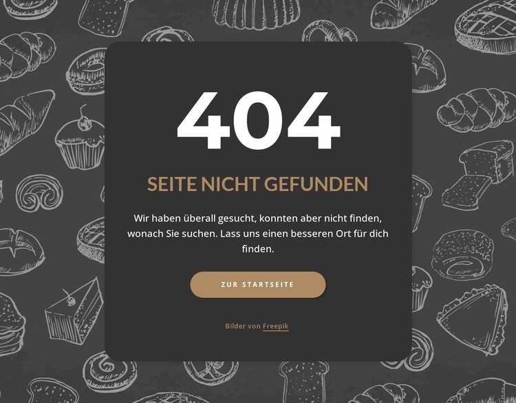 Seite auf dunklem Hintergrund nicht gefunden WordPress-Theme