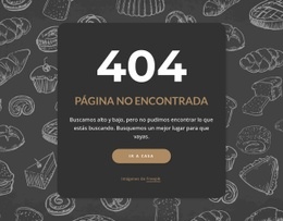 Página No Encontrada En Fondo Oscuro - Sitio Web Gratuito De Una Página