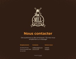 Mise En Page CSS Gratuite Pour Nous Voulons De Vos Nouvelles