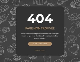 Modèle HTML5 Page Introuvable Sur Fond Sombre Pour N'Importe Quel Appareil