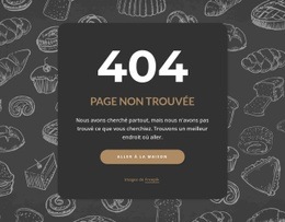 Page Introuvable Sur Fond Sombre - Site Web Gratuit D'Une Page