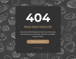 Page Introuvable Sur Fond Sombre - Page De Destination Des Fonctionnalités